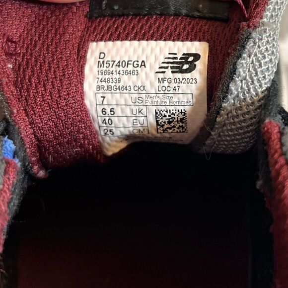 New Balance Collab w FIGS Red and Blue Athletic Shoes with Mesh and Suede comfy - Picture 13 of 13